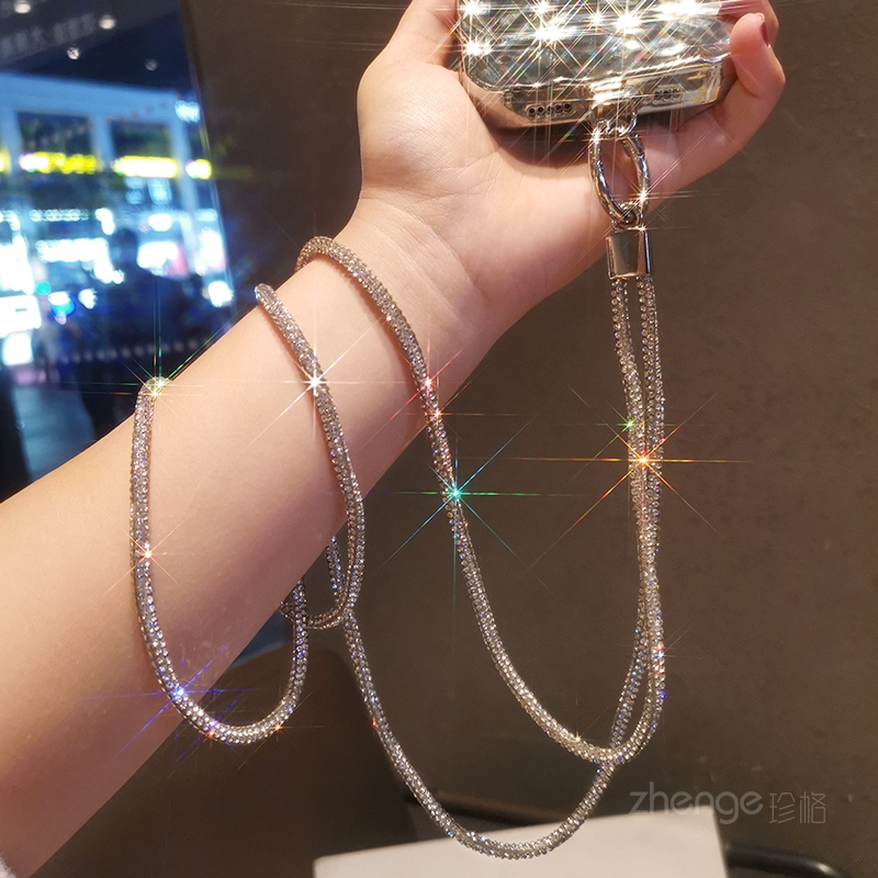 Crossbody Full Diamond Chain F - Crossbody Lanyard Neck Strap Case review and price