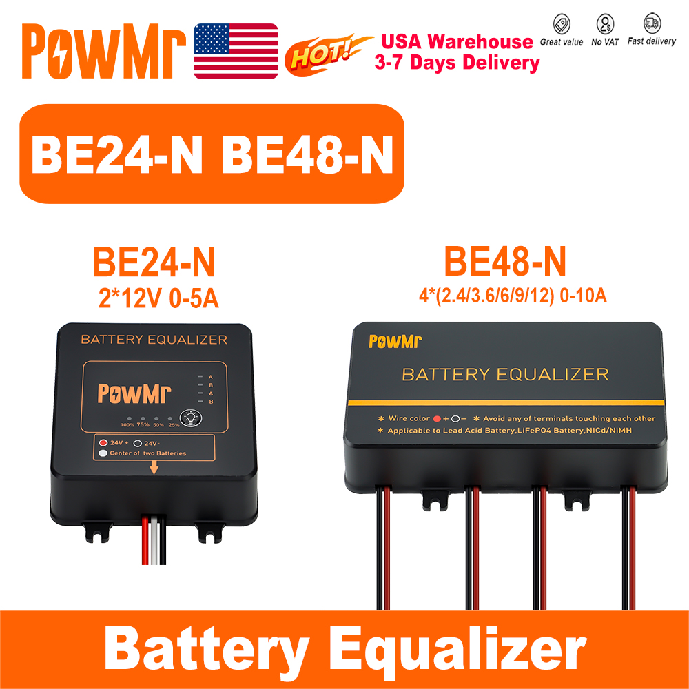 PowMr USA 24V 48V Battery Equa - Power Banks review and price