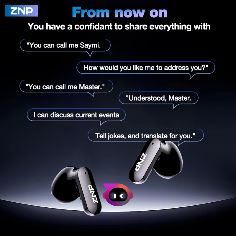 2026 Latest ZNP Wireless AI Tr - Earphones review and price