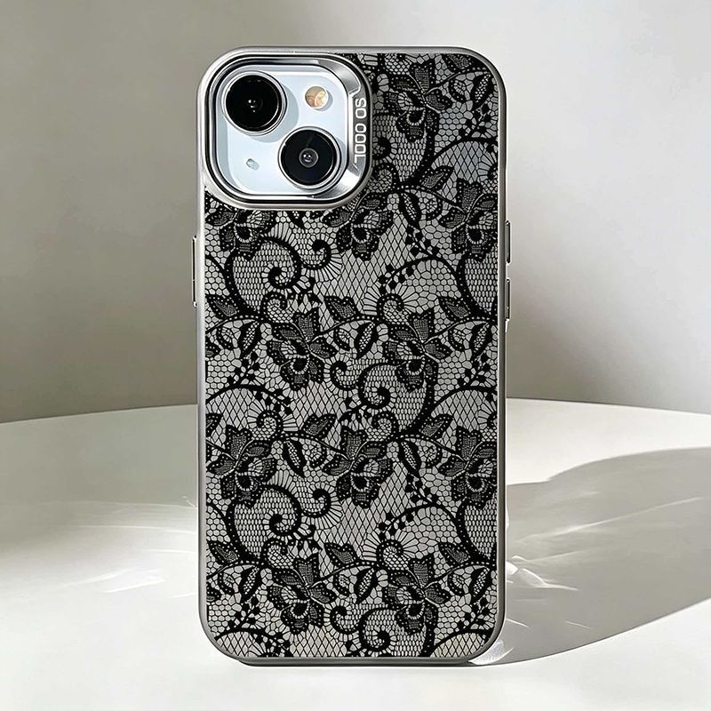 Vintage Black Lace Floral Rose - Vintage Floral Pattern Soft Case review and price