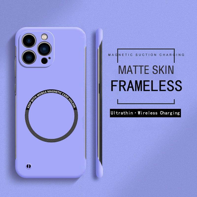 Frameless Magnetic For Magsafe - Matte Hard Pc Back Case review and price