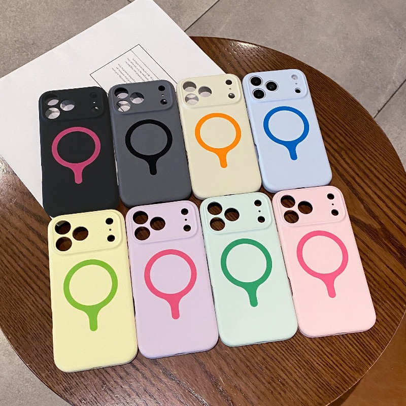 Luxury Smooth Liquid Silicone  - Liquid Silicone Magnetic Phone Case review and price