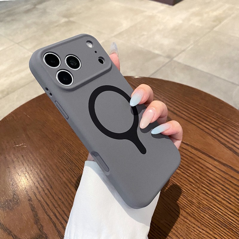 Luxury Smooth Liquid Silicone  - Liquid Silicone Magnetic Phone Case review and price