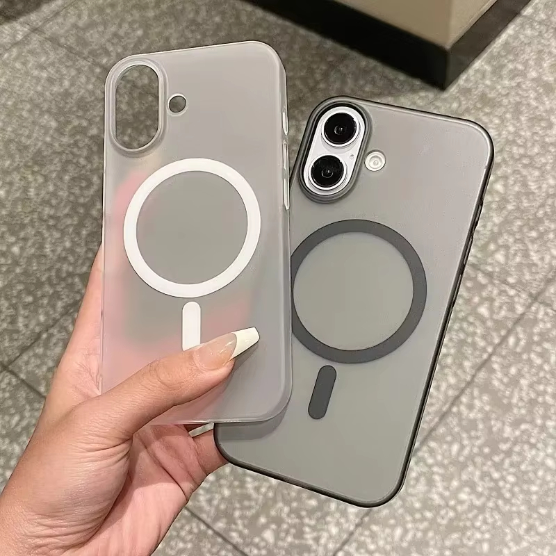 For Magsafe Matte Transparent  - Clear Shockproof Bumper Case review and price