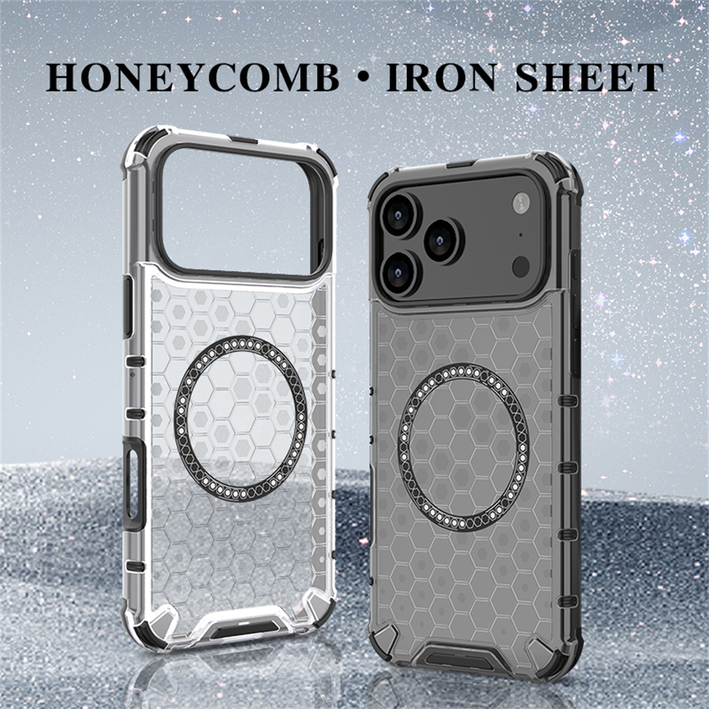 Luxury Clear Honeycomb Armour  - Clear Shockproof Bumper Case review and price
