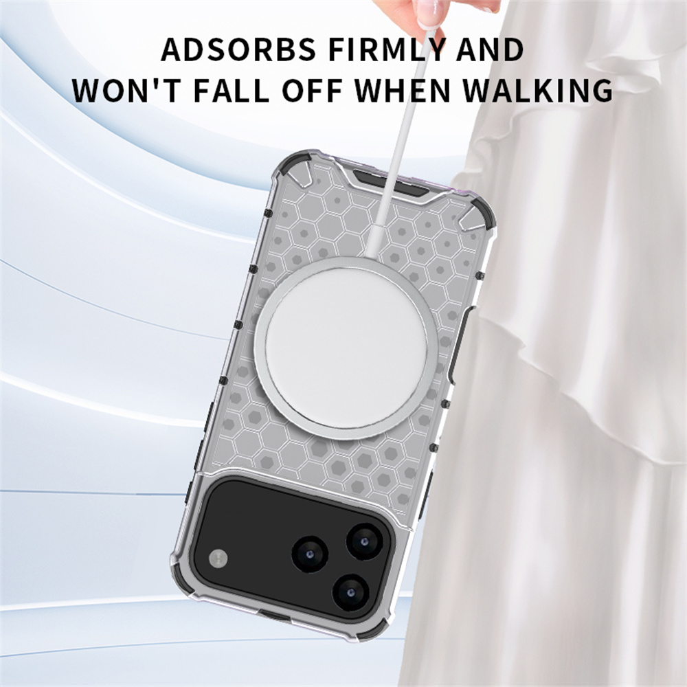 Luxury Clear Honeycomb Armour  - Clear Shockproof Bumper Case review and price