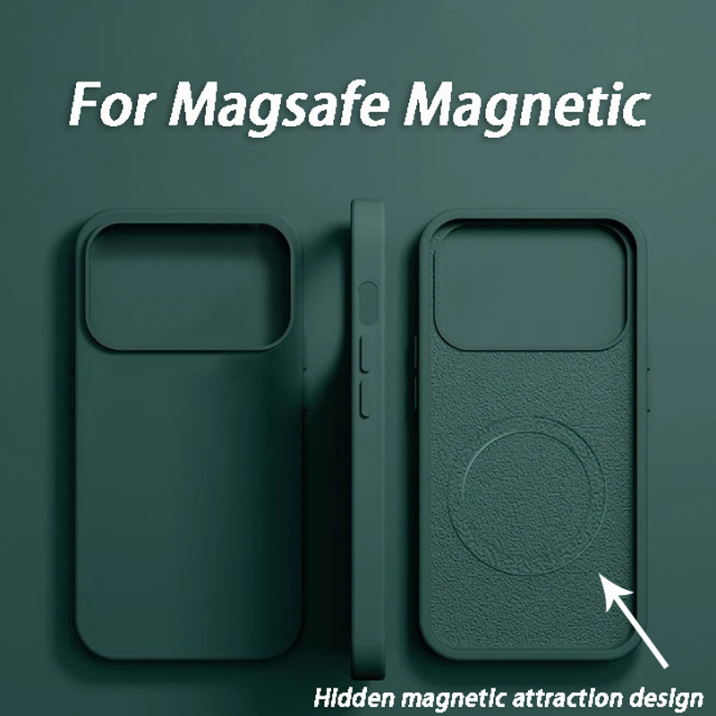 Luxury For Magsafe Wireless Ch - Liquid Silicone Magnetic Phone Case review and price