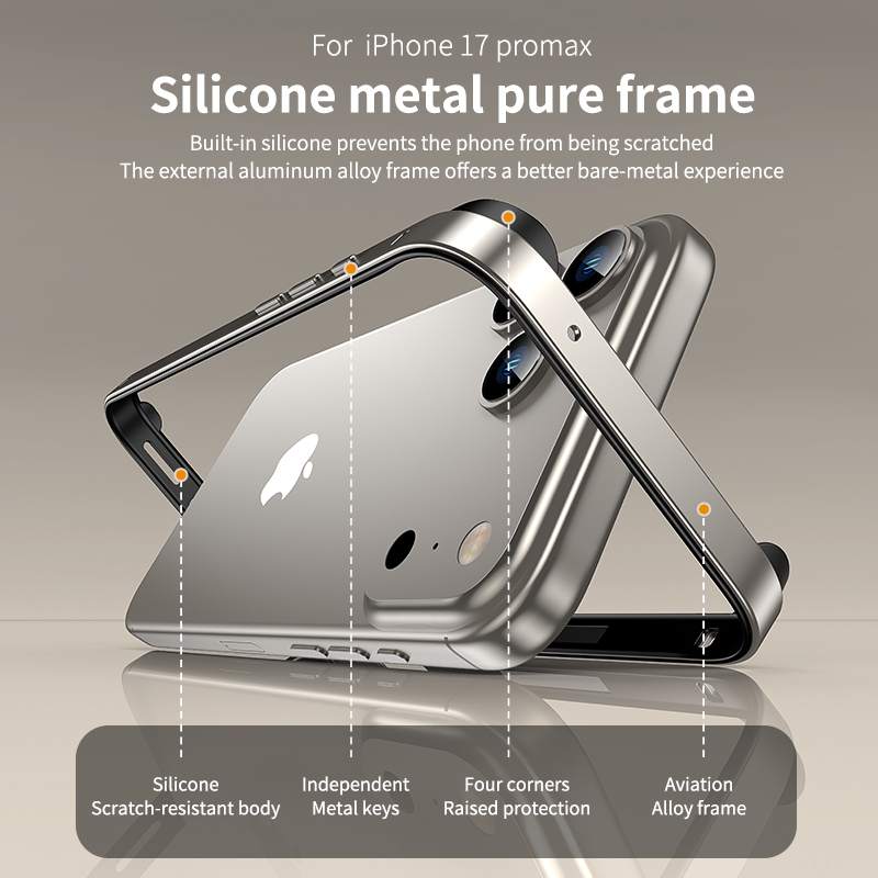 Aluminum Metal Frame Silicone  - Metal Bumper Aluminum Frame Case review and price