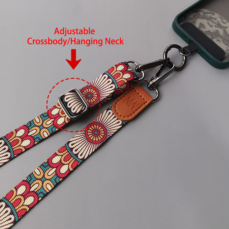 Retro Totem Pattern Crossbody  - Crossbody Lanyard Neck Strap Case review and price